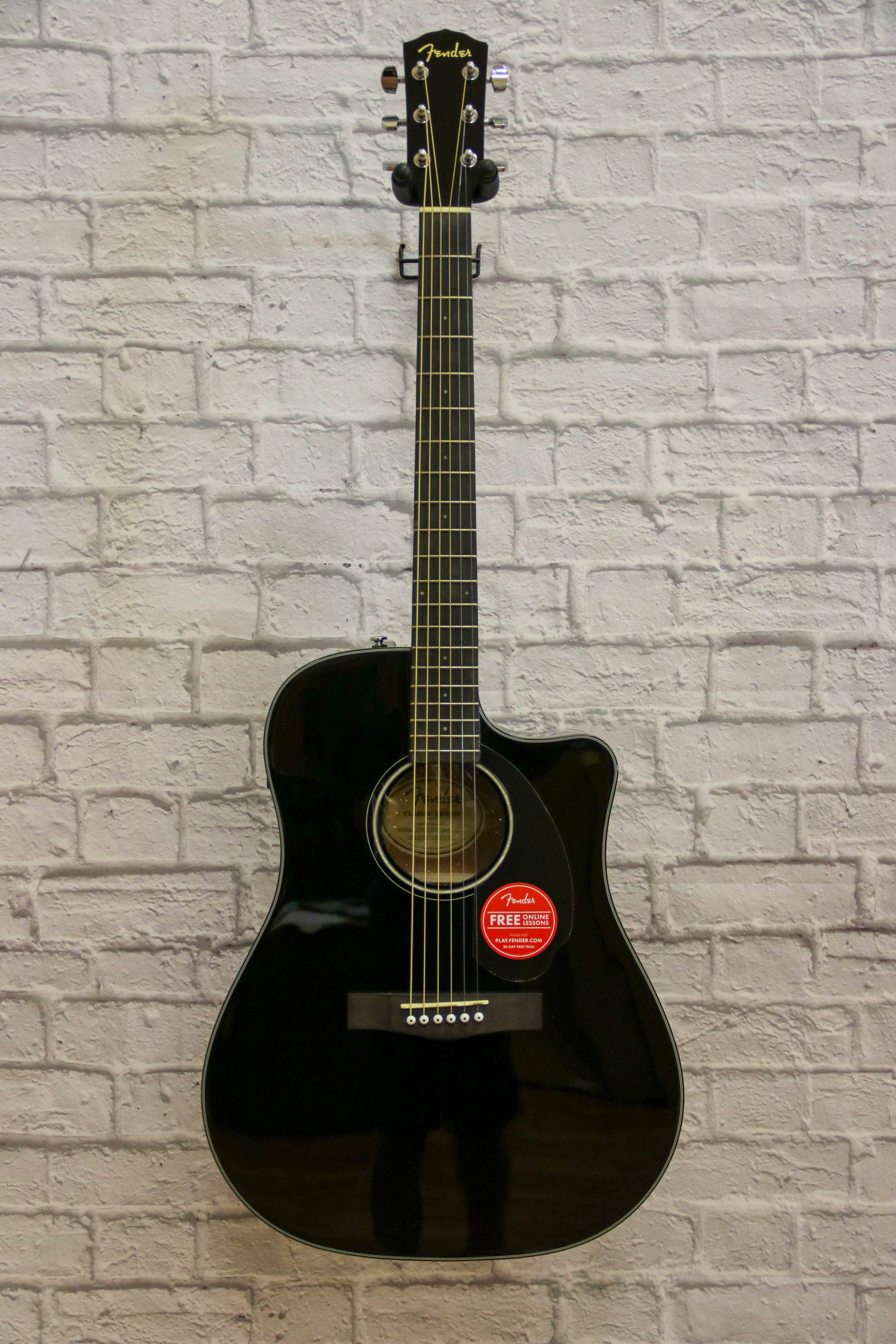 fender cd60sce black