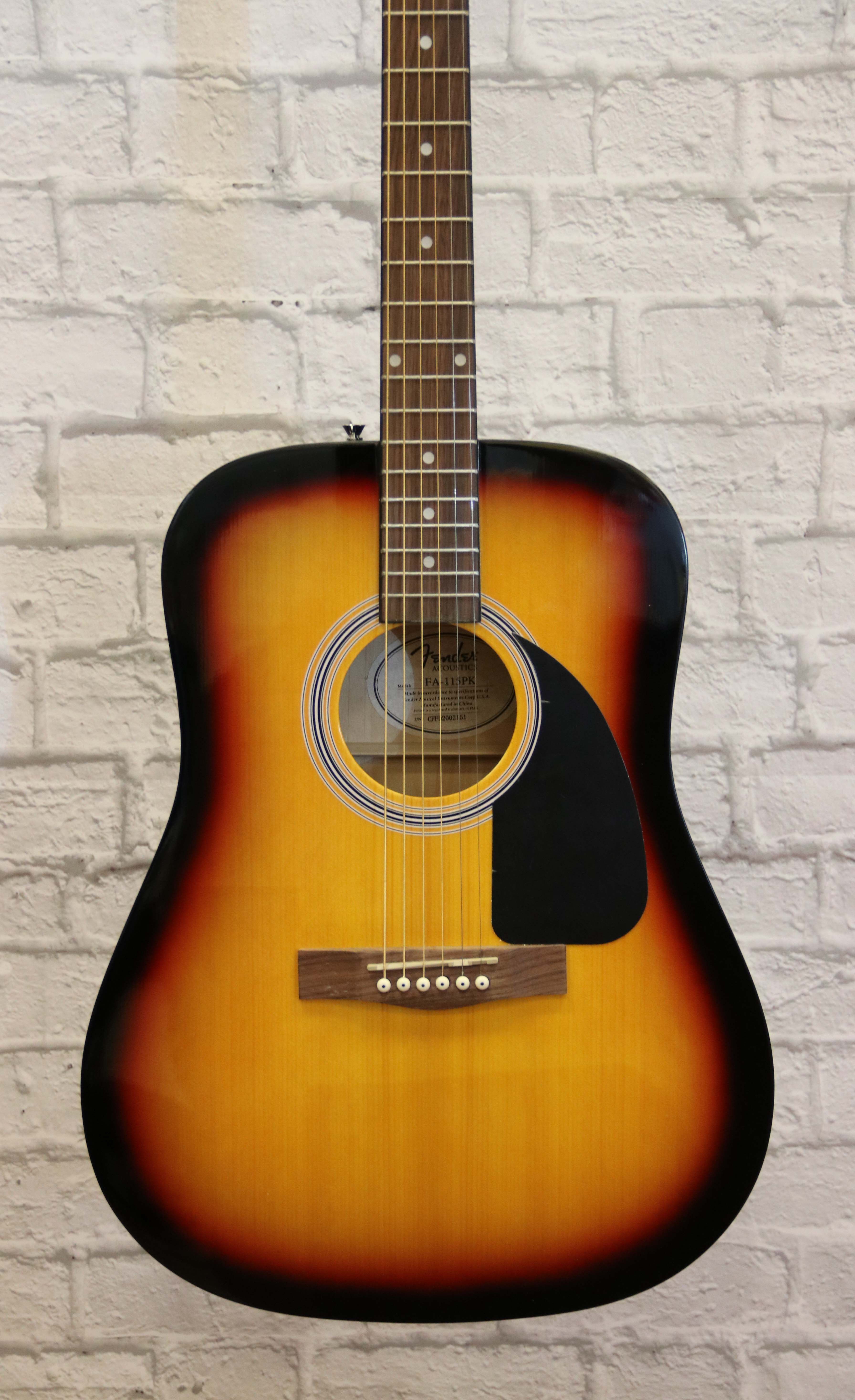 fender fa 115 sunburst