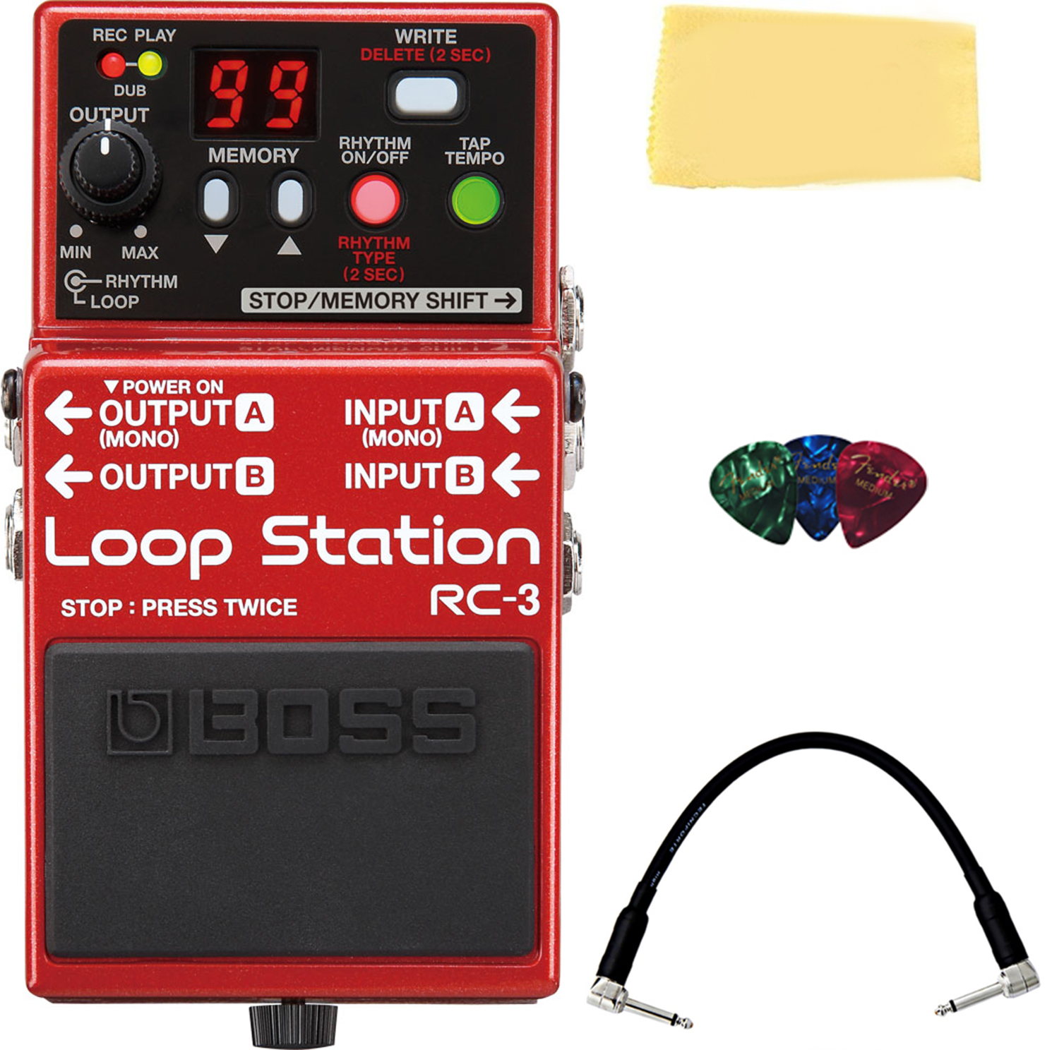 Boss RC-3 Loop Station w/ Fender Play Online Lessons