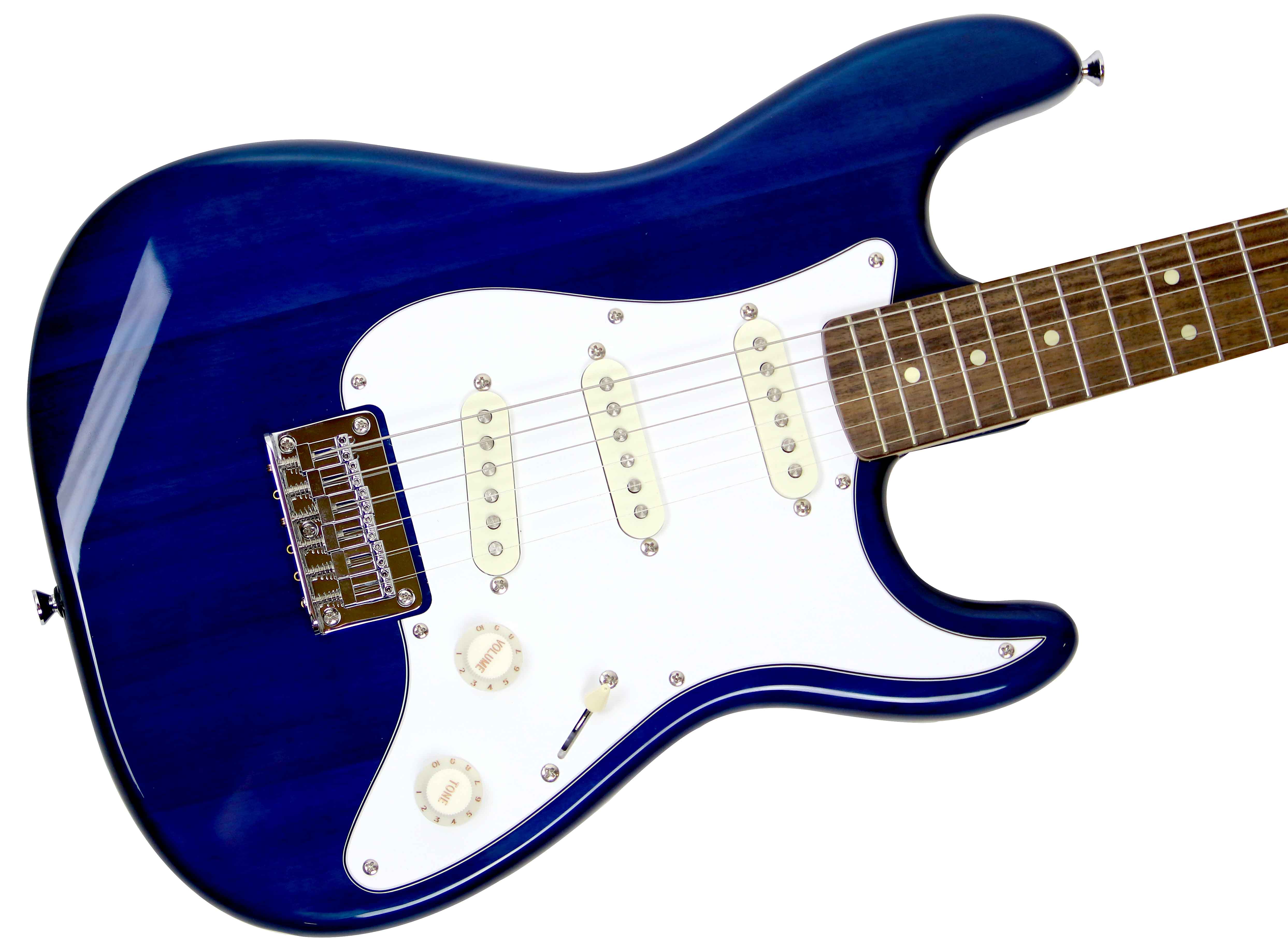 Fender Squier Short Scale 24-Inch Strat Pack - Transparent Blue