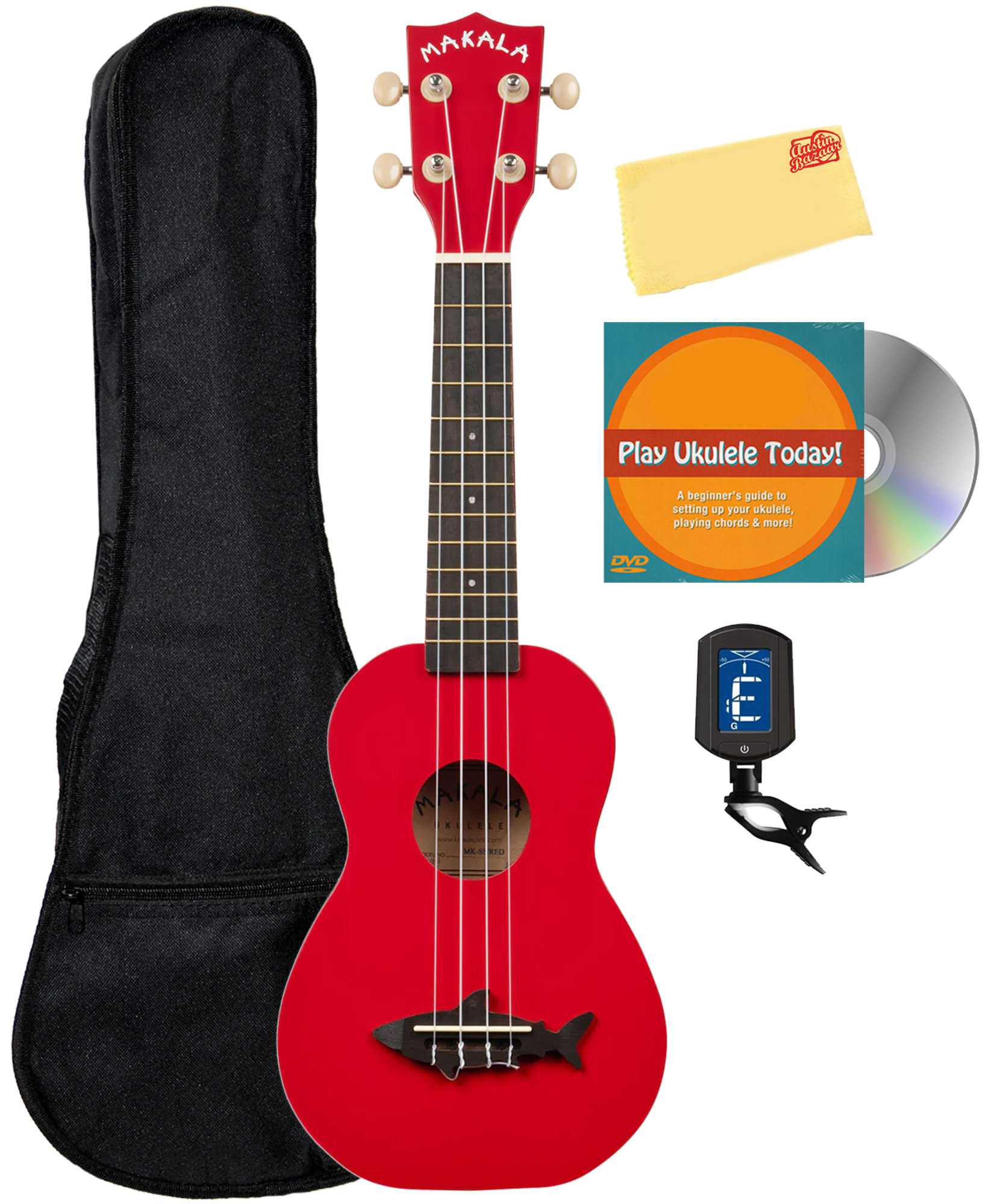 kala makala soprano ukulele with shark bridge warranty