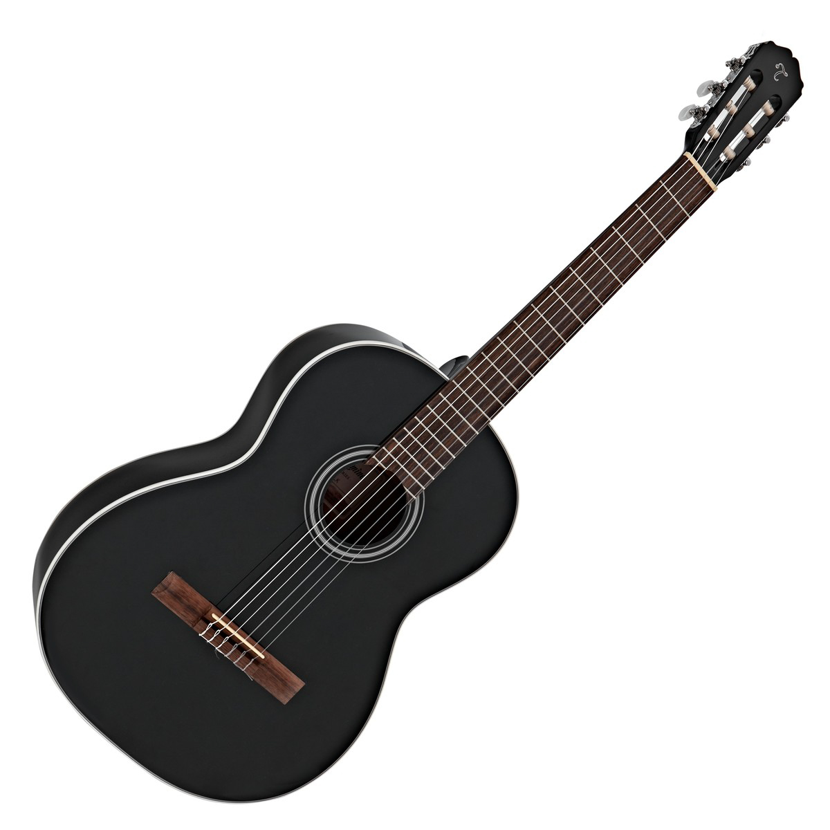 Takamine GC2 Classical Guitar - Black w/ Foot Stool 840262214391