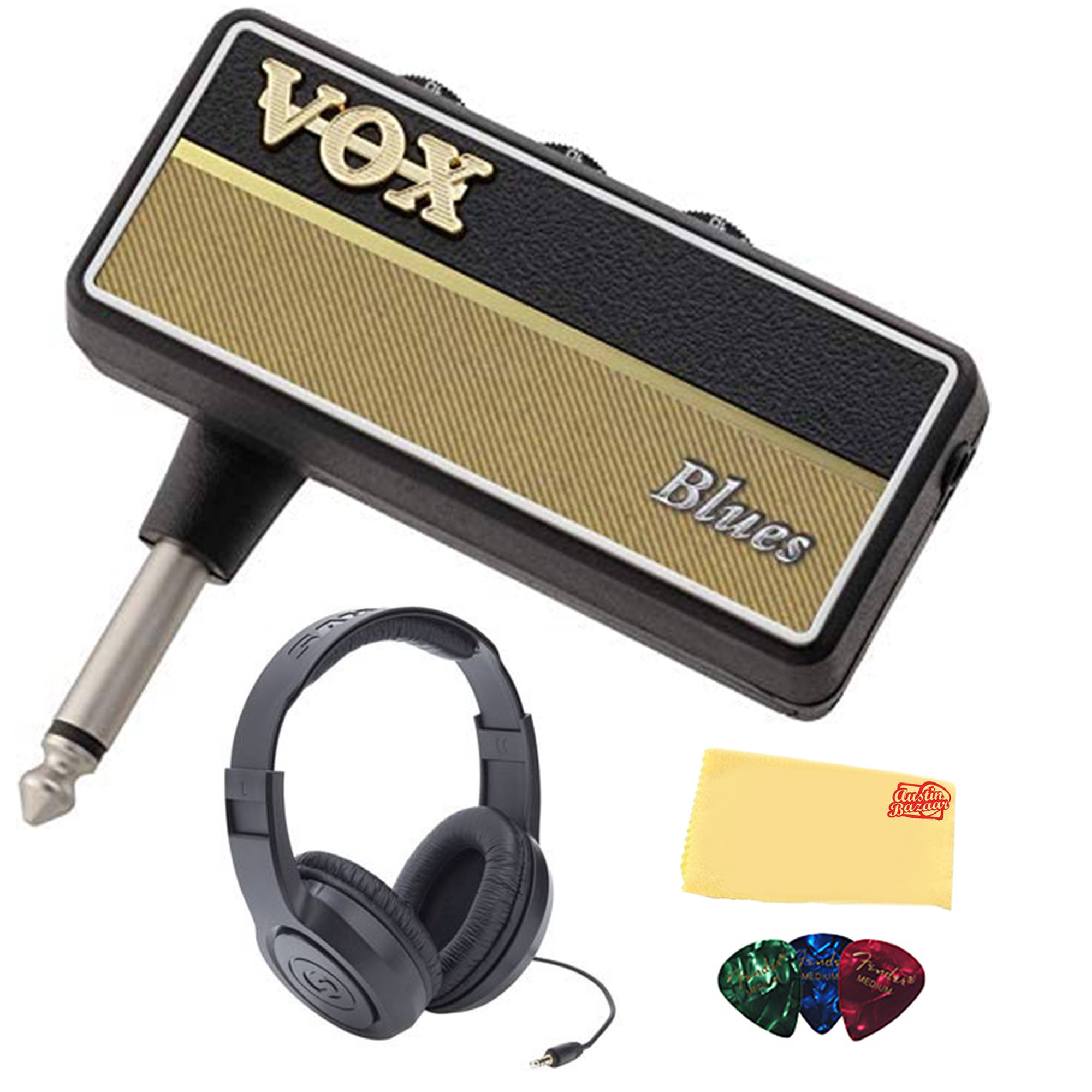 Vox amPlug 2 Headphone Guitar Amplifier - Blues w/ Headphones | eBay