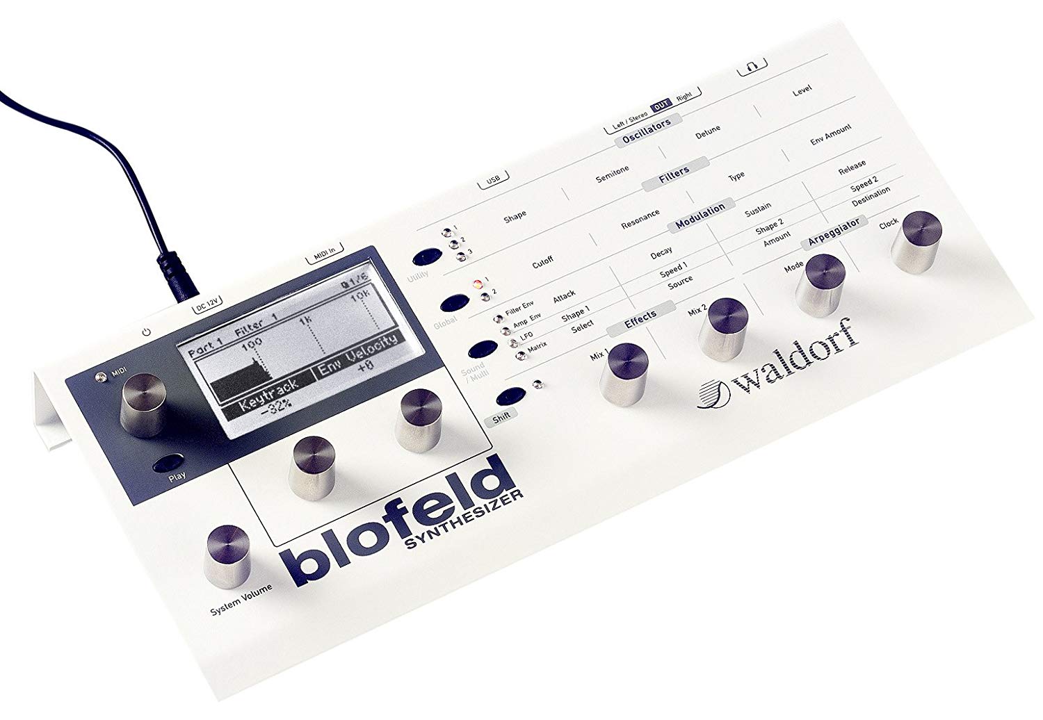 Waldorf Blofeld Desktop Synthesizer - White 4260126380073 | eBay