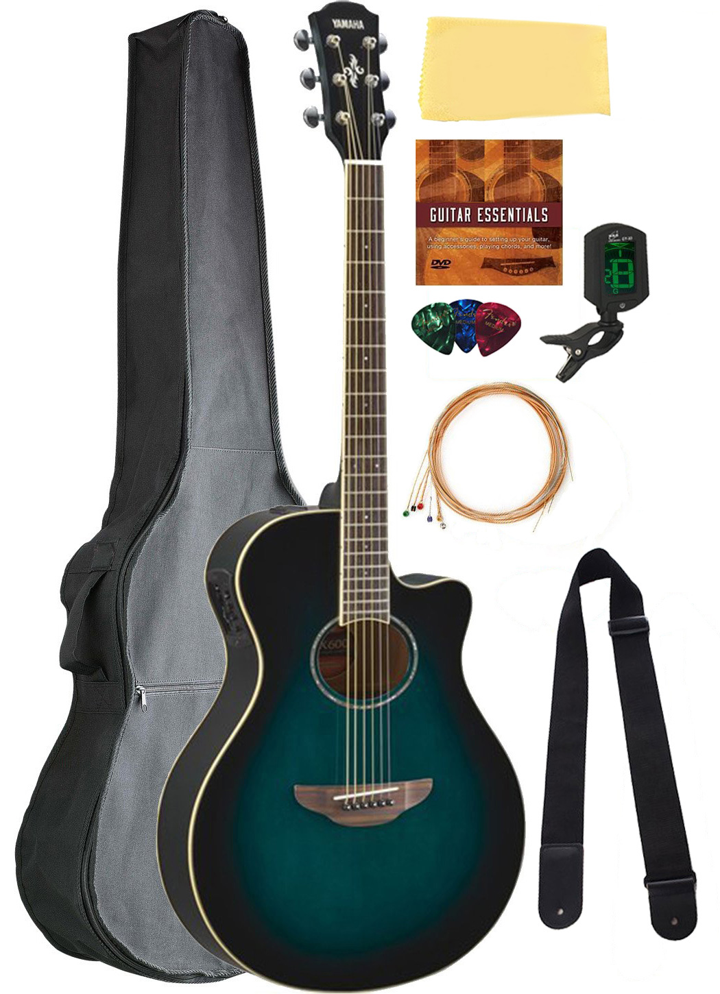  Yamaha APX600 NA Thin Body Acoustic-Electric Guitar