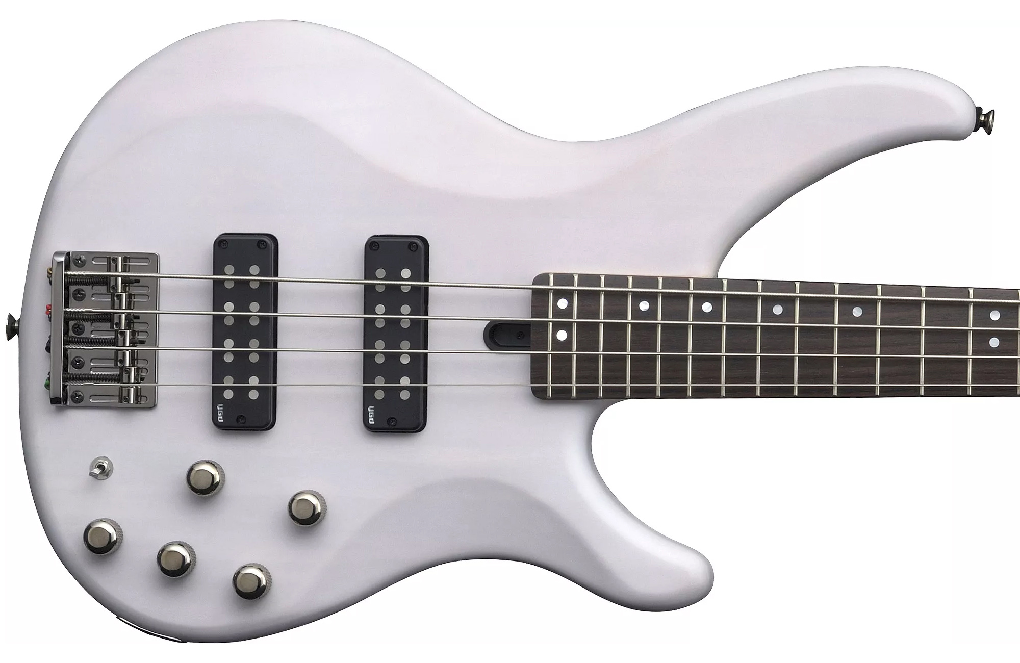 Yamaha TRBX504 4-String Premium Electric Bass Guitar - Transluscent White