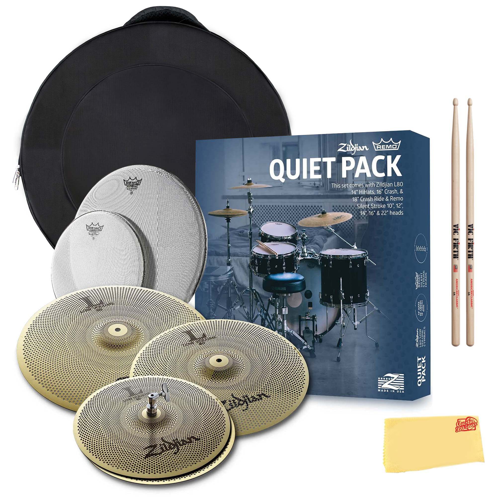 Zildjian LV468RH L80 Low Volume Cymbal Pack w/ Cymbal Bag