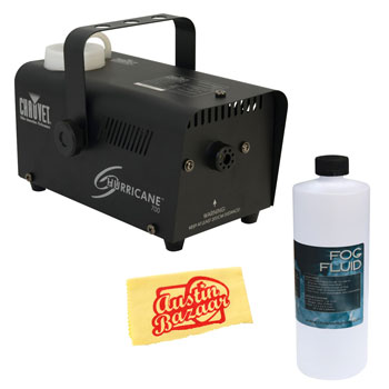 Chauvet Hurricane 700 fog machine standard bundle